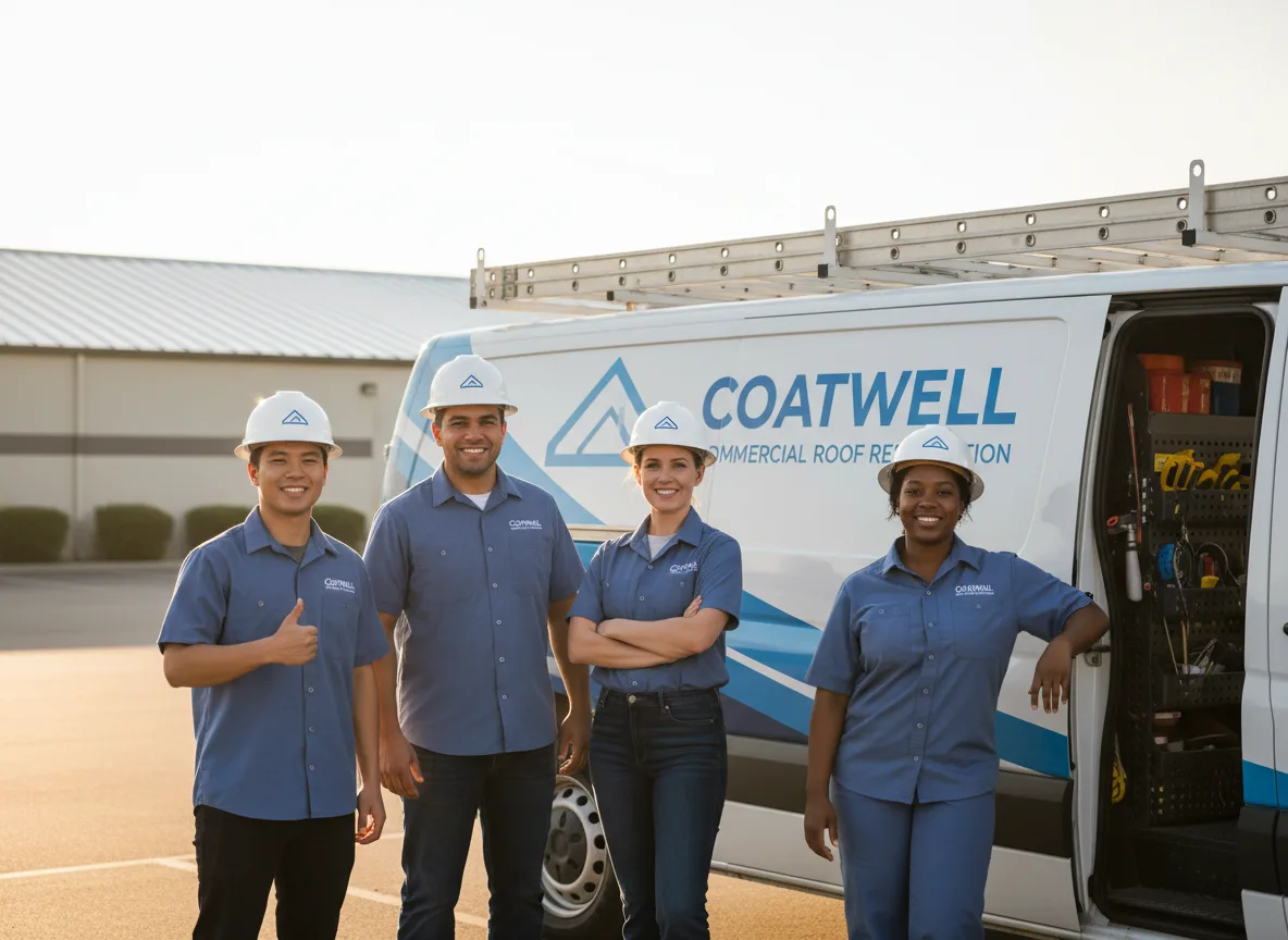 Commercial roof coating company in Spanaway, WA